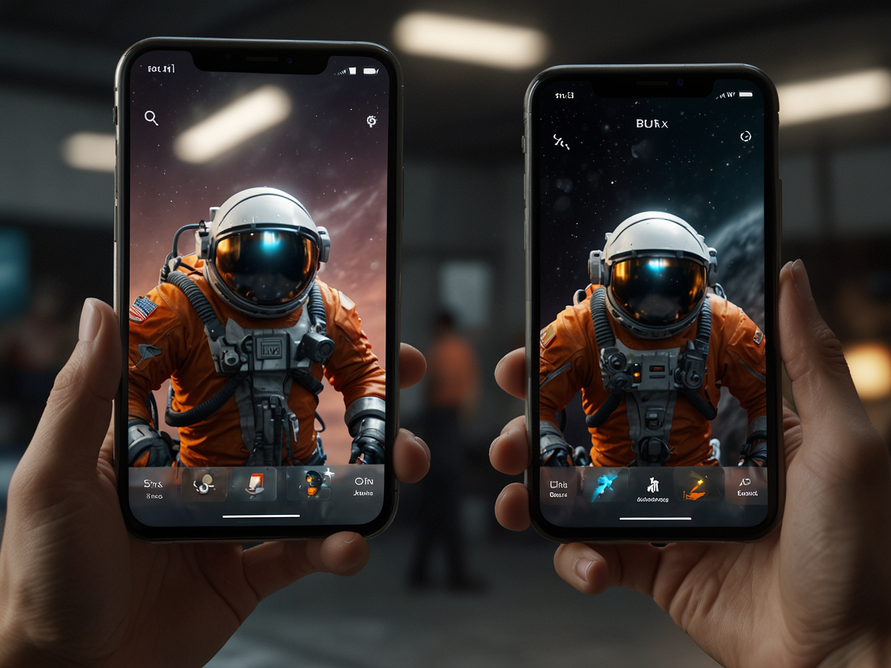 JetX and Spaceman visuals